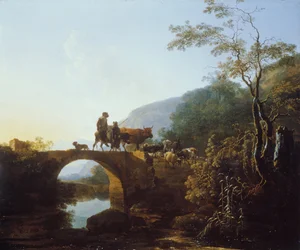 Brug in een Italiaans Landschap